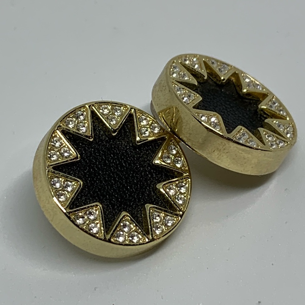 House Of Harlow Crystal Gold Starburst with CZ